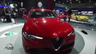 2017 Alfa Romeo Giulia Quadrifoglio 1st. look at Los Angeles Auto Show