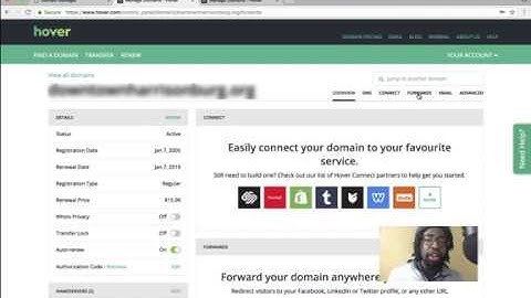 [Hover] How to Forward the WWW Subdomain to Your Naked Domain
