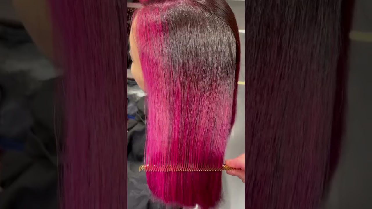 Find LOADS of direct dye hair colour tutorials on my channel… 💗💗💗