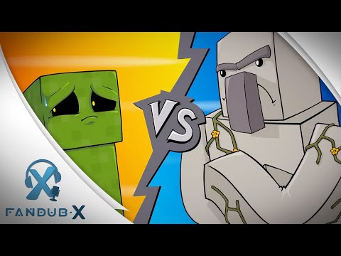 Epic Minequest 4 : "Creeper VS Iron Golem" Dublado PT/BR