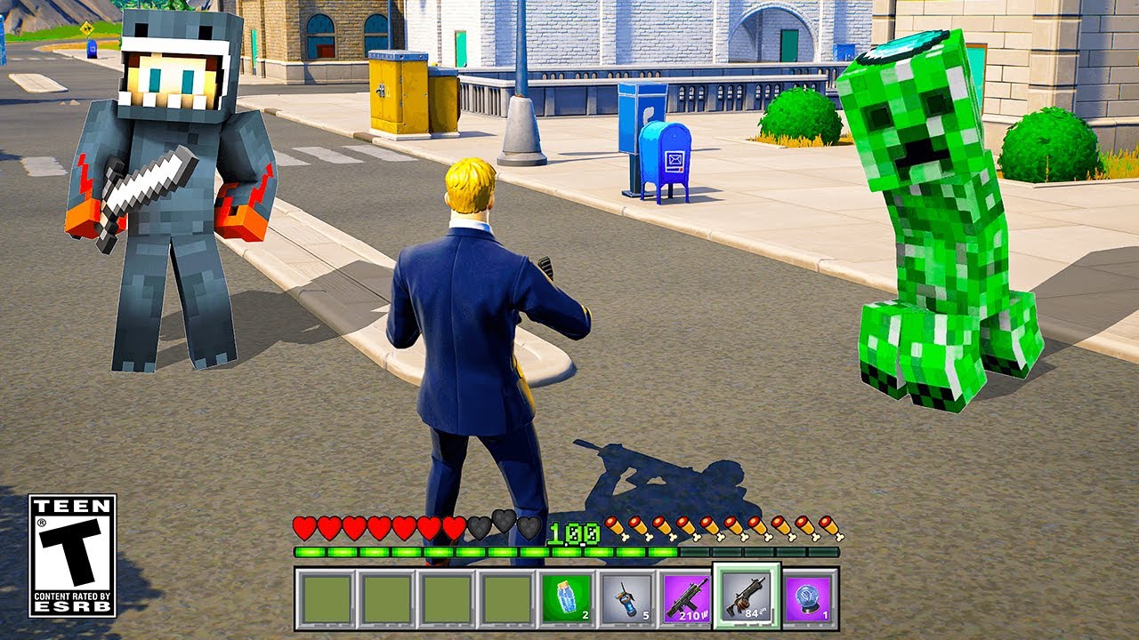 Fortnite X Minecraft... The Collab We've Been Waiting For! YouTube