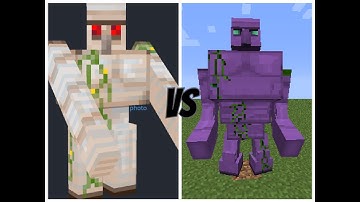 Minecraft (1.6.4) Mob Battles - Mutant Golem (Exterminator Prototype) vs Starconium Golem