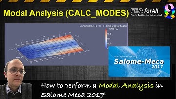 [Salome-Meca Tutorial] How to perform a modal analysis?