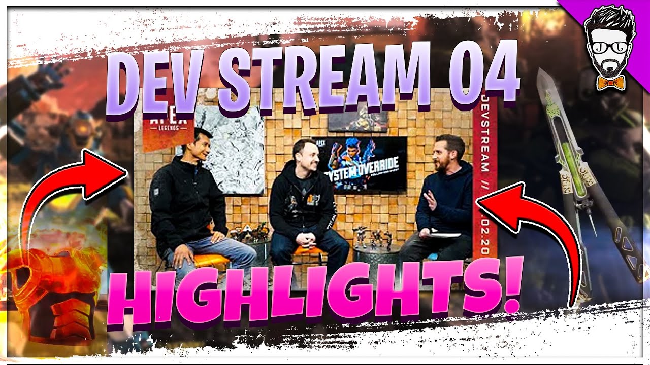 Apex Legends Dev Stream 04 Update Highlights! (New Legend Meta Changes, Evo Shields, Heirlooms)