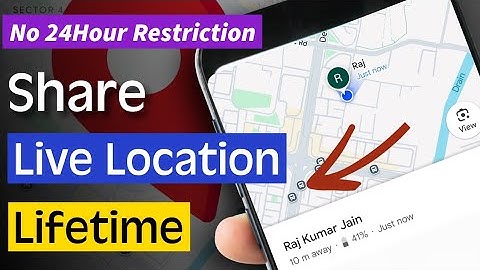 How To Share Live Location for Lifetime