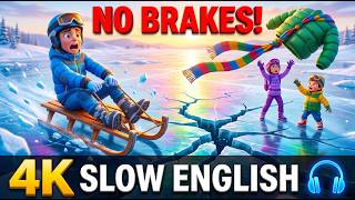 Sled Out Of Control! 🛷💥 Daily English - 3D Animated Stories - LingoTrio