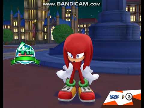 Mario And Sonic London 2012 Knuckles Losing Animation London Party