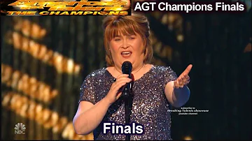 Susan Boyle sings I Dreamed a Dream Simon Gets Nostalgic | America's Got Talent Champions Finals AGT