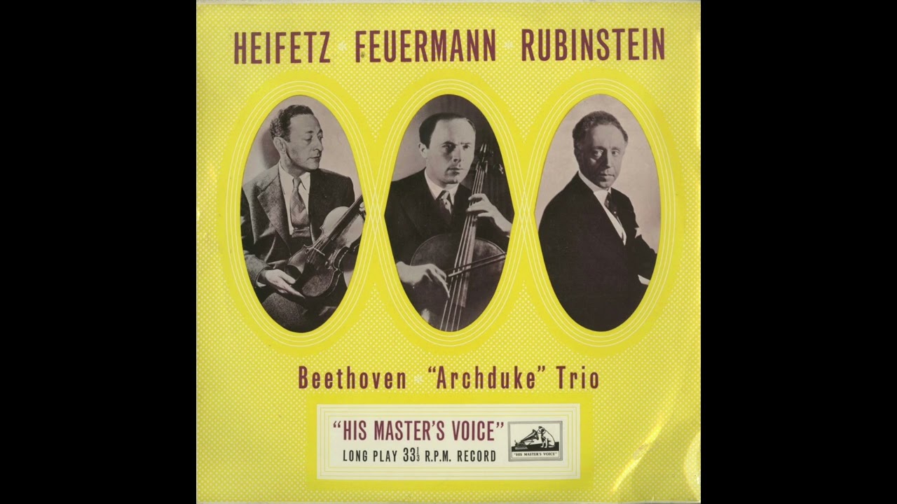 【未開封多数！】Classical　Music Silent Tone Record/贝多芬:钢琴三重奏第7Op.97