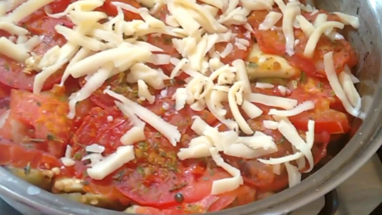 BERINJELA REFOGADA DE FRIGIDEIRA #BERINGELA #MUSSARELA