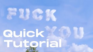 Crafting 3D Cloud Text in Blender: Fast Tutorial screenshot 1