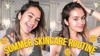 SUMMER SKINCARE ROUTINE: what makes my skin stay clear | Natalie Barbu