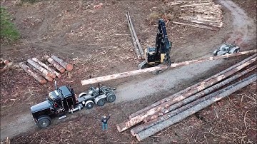 Transporting Huge Power Poles