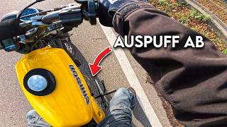 60cc cylinder causes exhaust to drop | Simson Motovlog