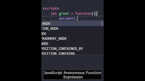 JavaScript Anonymous Function Expression #shorts #ytshorts #reels #trending #trend #shortsvideo