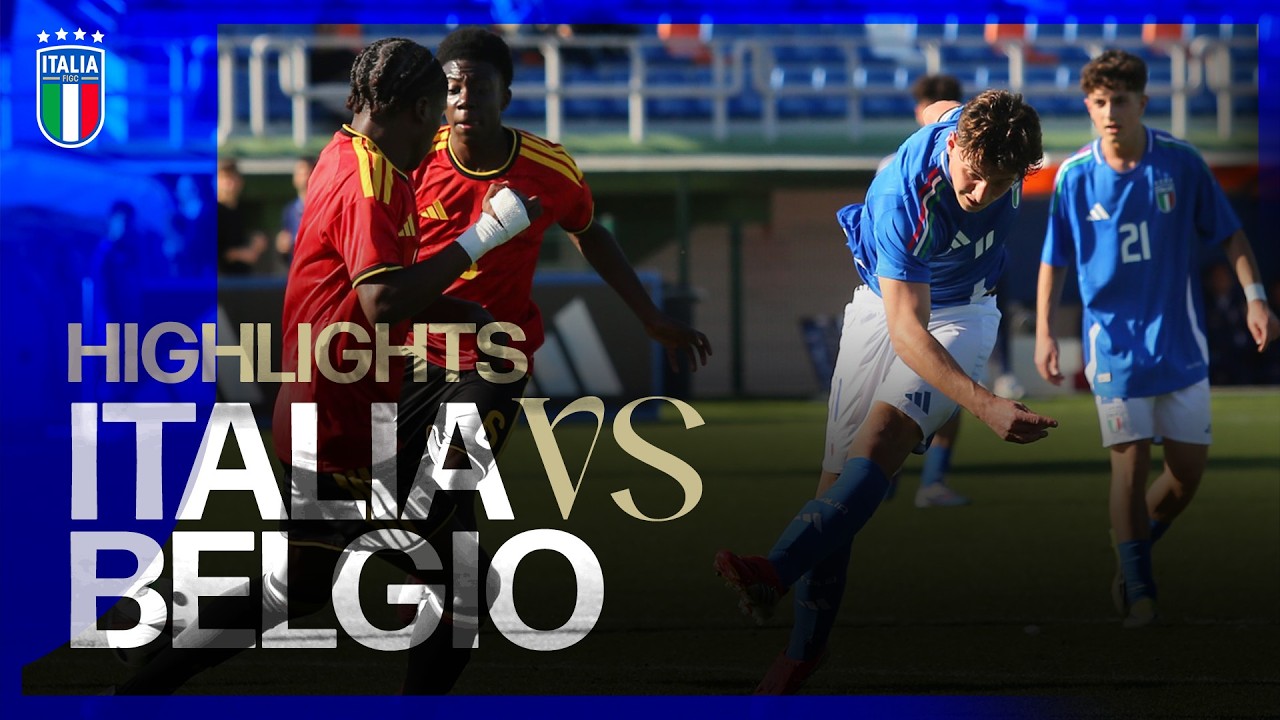 Highlights: Italia-Belgio 1-1 | Under 16 | Amichevole