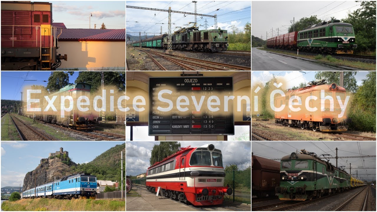 Železniční expedice Severní Čechy 26.7.2023