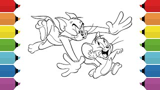 Tom and Jerry Coloring Page | Coloring BOO screenshot 3
