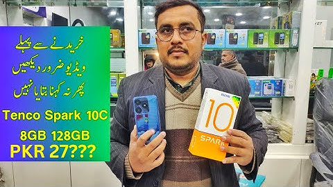 Tecno Spark 10c Price In Pakistan Unboxing Video