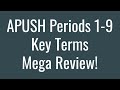 Apush periods 19 key terms mega review