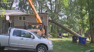 Storm damages homes in CT
