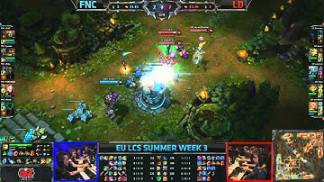 Fnatic (FNC) vs LemonDogs (LD) || EU LCS Summer 2013 W3D1 || Full Game HD
