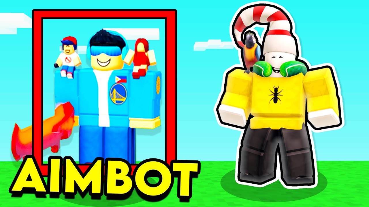 I Used AIMBOT Hacks Against PROs.. (Roblox Bedwars) 