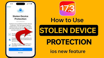 How to use stolen device protection in iPhone (IOS 17.3 update)