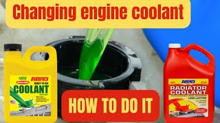 How to change engine coolant/ Changing engine coolant / coolant system by Eric K. Garage 80 views 4 months ago 3 minutes, 58 seconds