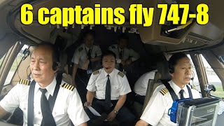 6 captains fly the first 7478 of Air China to Beijing | China pilots eye