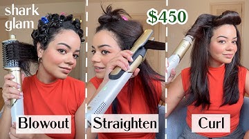 NEW Shark Glam Multi-Styler on Curly Hair - Worth Upgrading?! 🤔