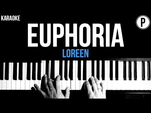 Loreen - Euphoria Karaoke Acoustic Piano Instrumental Cover Lyrics