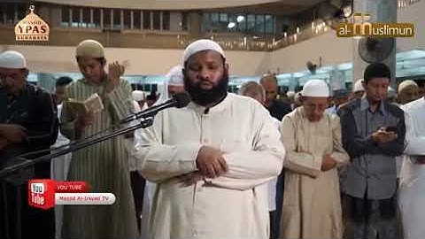 تلاوة رائعة من صلاة التراويح من سورتي الأعراف والأنفال .. الشيخ عثمان المكي