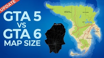 GTA 6 vs GTA 5 MAP SIZE Comparison (UPDATED & More Accurate)