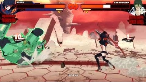 KILL la KILL IF DEMO Ryuko Combo to Square Special