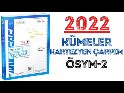 (2022)345 TYT MATEMATİK | KÜMELER-KARTEZYEN ÇARPIM ÖSYM-2 | #yks2022 #tyt2022 #2022tayfa #345