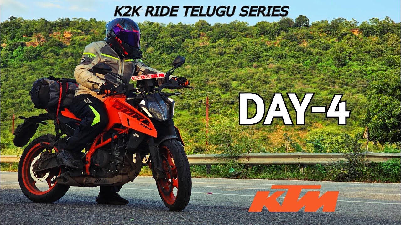 2024 KTM Duke 390 Gen 3 K2K Ride Day 4 Telugu Motovlog Series | Indore to Greater Noida