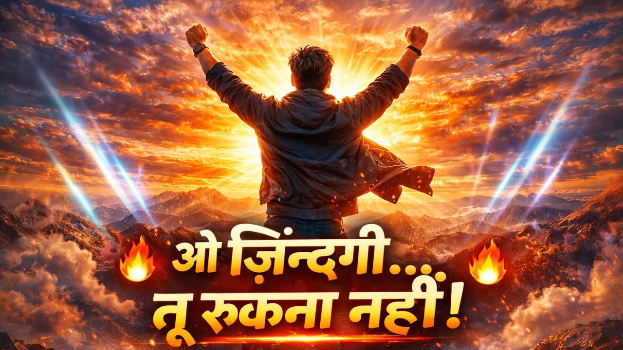 ओ ज़िन्दगी तू रुकना नहीं | Powerful DJ Remix | New Motivational Song