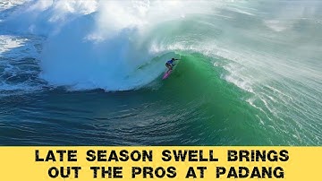 Zeke, Sky Brown, Nathan & Christian Fletcher, & Pedro Barros chase a late season swell at Padang