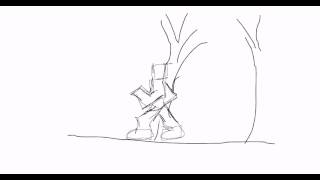 Dude Walking Through Woods: Animation Test