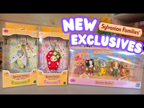 Exclusive Sylvanian Families Finds: Hot Dog Babies & Fruity Keychains!