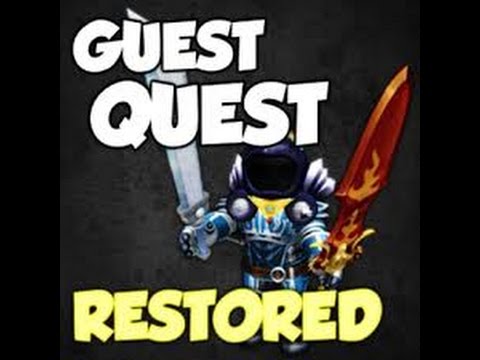 Guest Quest Online Restored Twitter Codes August 2016 Youtube - roblox guest quest restored codes