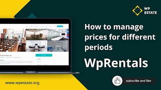 How to manage prices for different periods in WpRentals Theme