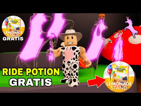 CARA MENDAPATKAN RIDE POTION DAN LEMONADE STAND GRATIS DI ADOPT ME - Roblox Indonesia