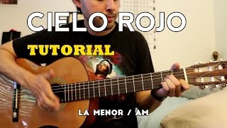 Video thumbnail of "Cielo Rojo - Tutorial - Como tocar en Guitarra - Huapango - Mariachi"