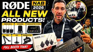 ALL NEW RØDE Products at NAB Show 2026 ! Full Booth Tour | RØDELink II, Sonaura, RØDECaster Studio
