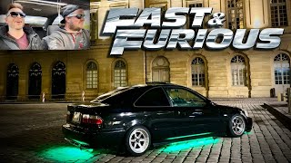 HONDA CIVIC EJ6 coupé: le stance à la FAST & FURIOUS (ou presque )