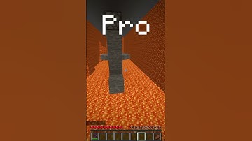 Noob vs Pro vs Dream || Minecraft Lava Parkour!! #shorts #minecraft #parkour