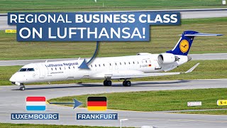 TRIPREPORT | Lufthansa CityLine (BUSINESS CLASS) | Luxembourg - Frankfurt | Bombardier CRJ900