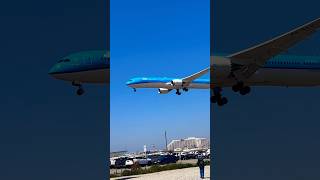 KLM 787-10 Dreamliner Landing at LAX #airplanes #aviationphoto #KLM #LAX #Proudbird